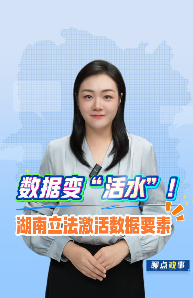 數據變“活水”！湖南立法激活數據要素